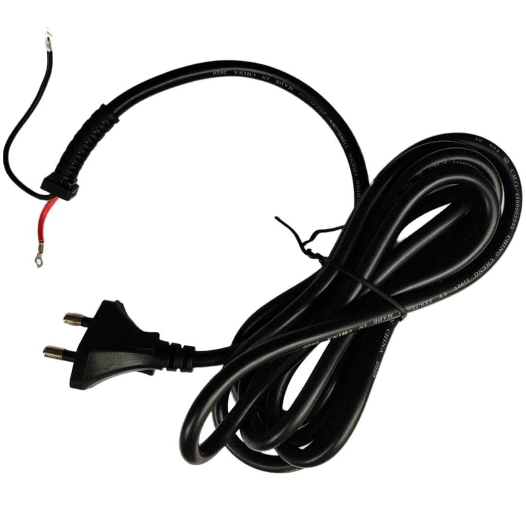 adition Replacement Cord/Cable For Wahl Hair Clipper Super Taper, Classic, Legend, Magic Clip, Senior With 2 Pin Plug And 3 Metre Length