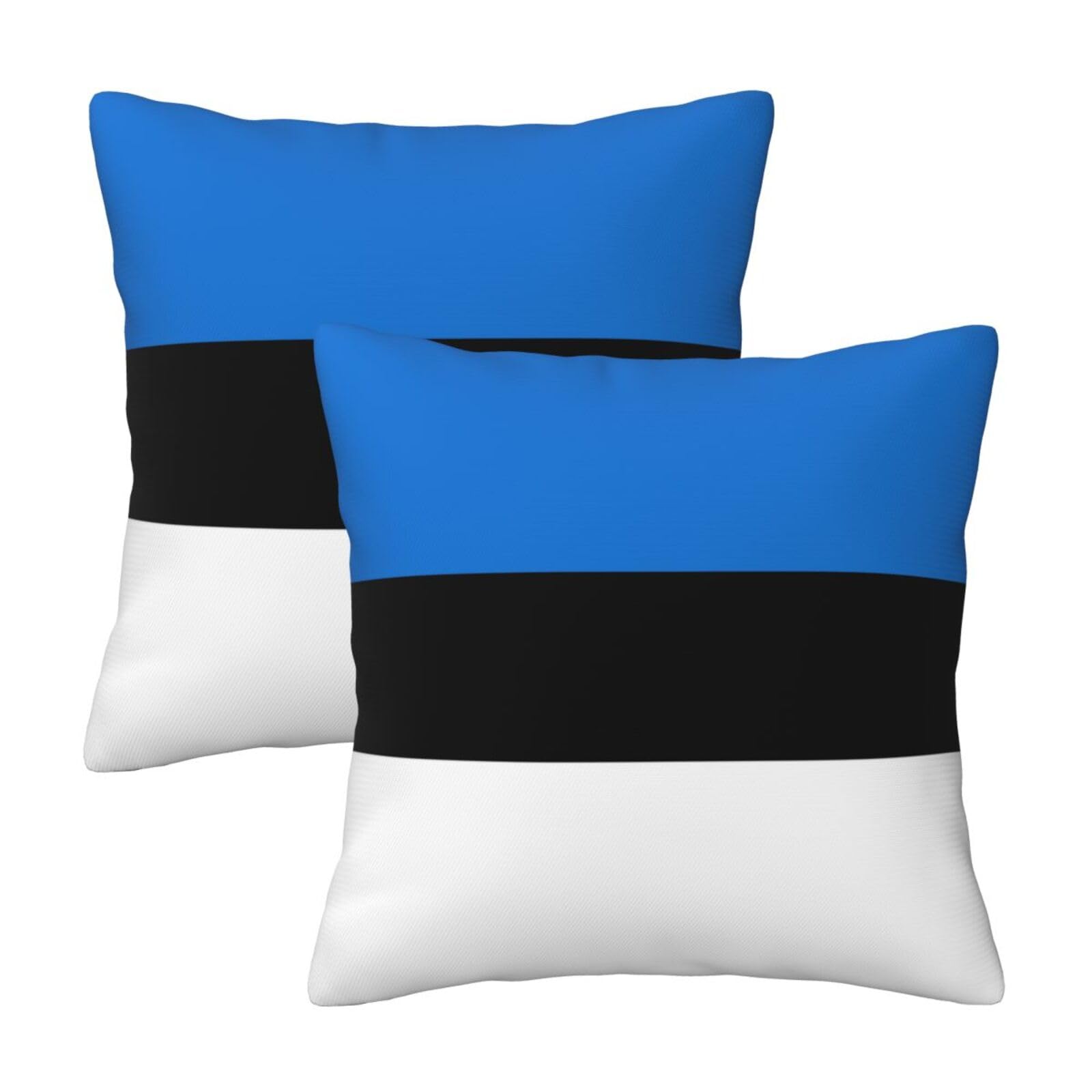 Pidgazdfgv Flag Of Estonia Cushion Cover Throw Pillow Cover Square Couch Cushion Sofa Bedroom Decor Pillowcase Summer