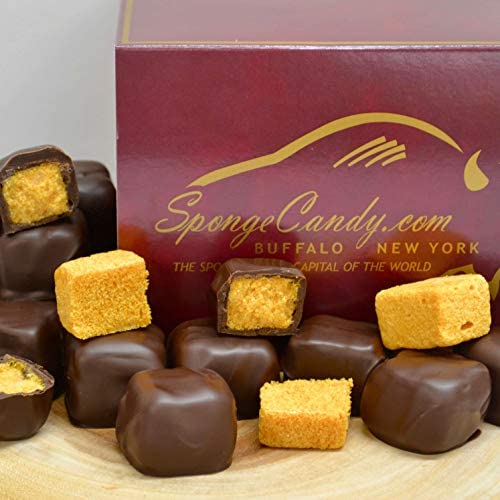 Paquete de 2 - Esponja de chocolate de la Esponja Capital del Mundo Buffalo New York Leche oscuro naranja mantequilla de maní