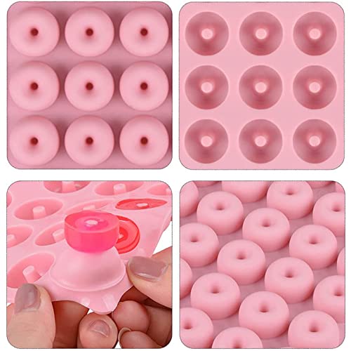 WishesMar Silicone Mould for Chocolate Candy Forming Mold Extra Small Mini Round Donuts Shape - Image 3