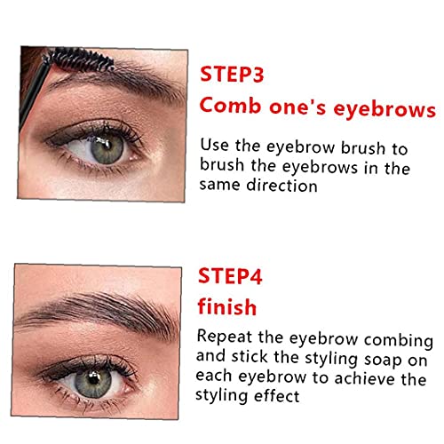 Wenkbrauw Wild Natural Brow Styling Gel Wenkbrauw Make-up Shaping Pomade Balm 12g (zonder borstel… - Image 3