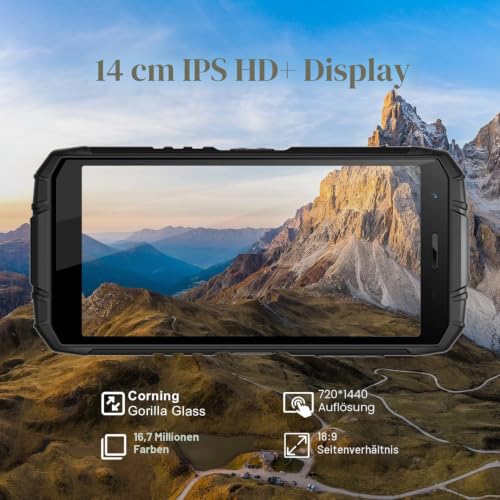 DOOGEE S41T (2025) Outdoor Handy Ohne Vertrag, 6300 mAh, 8GB RAM+64GB/ 1TB Erweiterbar ROM, Android...