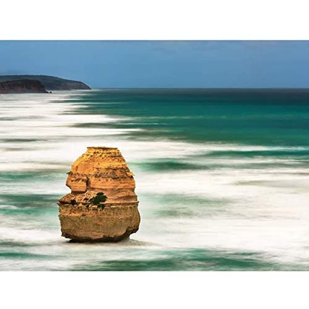 Artery8 Seyring Lonely Rock Ocean Photo Unframed Wall Art Print Poster Home Decor Premium