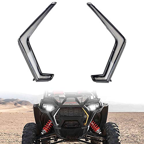 LED Turn Signal light for RZR XP, SAUTVS Front Signature Accent Fang Light Assembly for Polaris RZR XP 1000 Turbo 2019 2020 2021(#2884053, 2pcs)