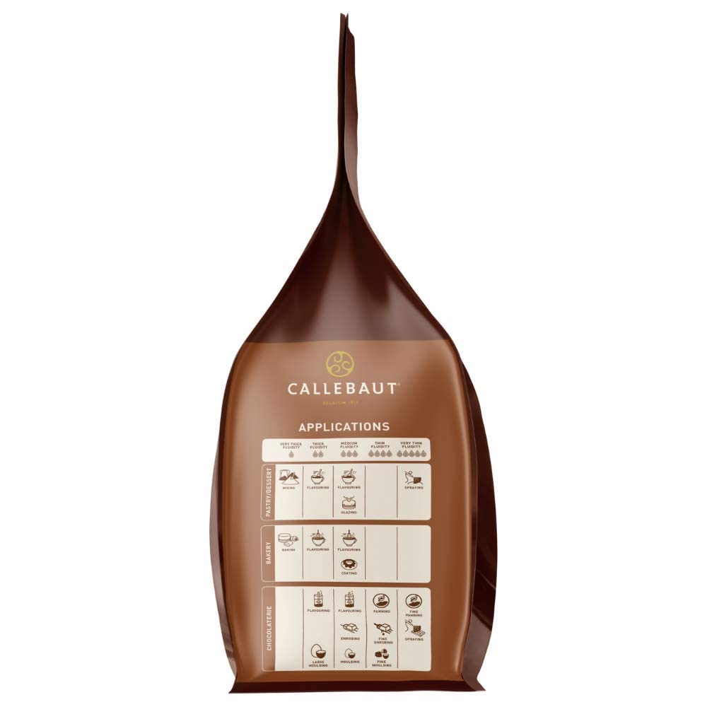 Belgian Milk Chocolate Baking Callets (Chips) - 33.6% - 1 bag, 5.5 lbs
