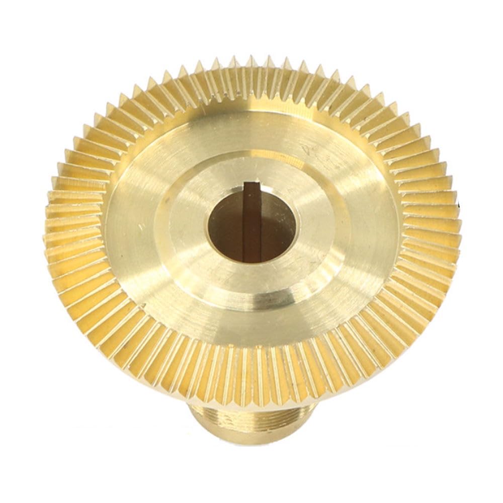 Milling Machine Power Transmission Straight Tooth Brass Mill Gear Servo Power Feed (Inner Hole: 16MM)