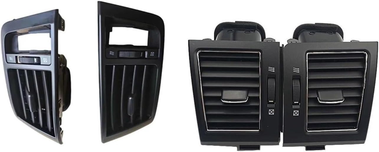 Compatible For Toyota Land Cruiser 200 LC200 2008 2009 2010-2015 Grill Car A/C Air Conditioner Outlet Air Fresh Grill Outlets(Brown)