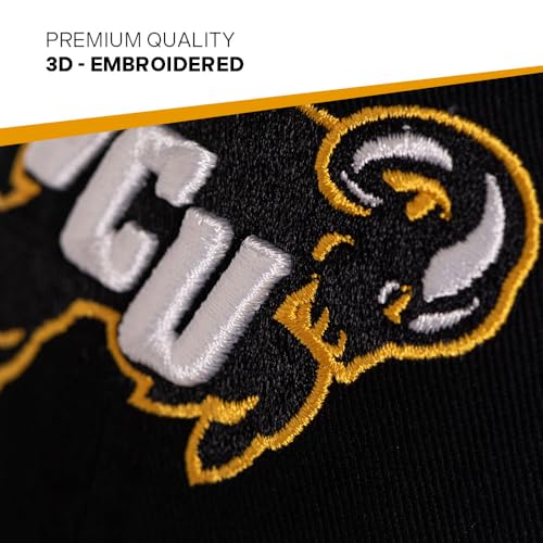 Gorra bordada ajustable negra estilo béisbol miniatura 3