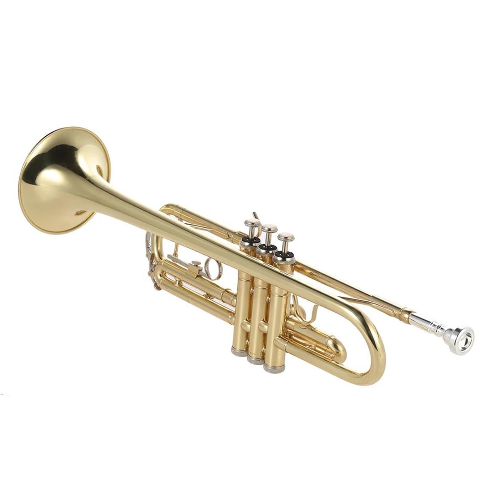 Standardowa Trąbka Instrument Trąbka Bb B Flat Mosiądz Trwały Instrument Muzyczny Instrumenty Muzyczne Dla Miłośników Muzyki I Początkujących