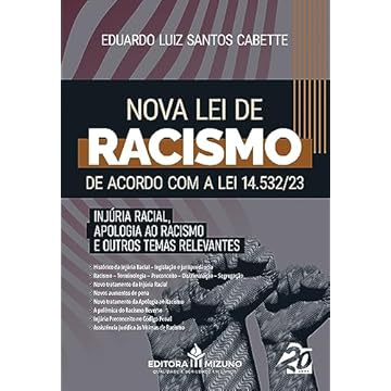 Capa do livro Nova Lei de Racismo de Acordo com a Lei 14.532/23