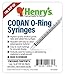 Henry's Healthy Pets CODAN Slip-Tip O-Ring Syringes, 1 mL (10 Pack)