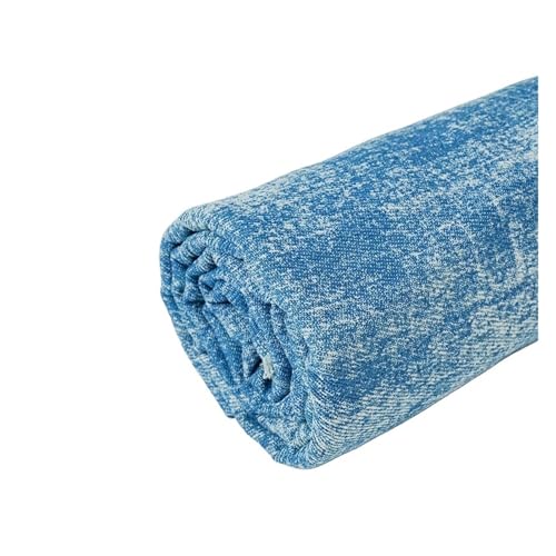 Tissu denim jacquard de créateur en pur coton pour robe haut de gamme couture