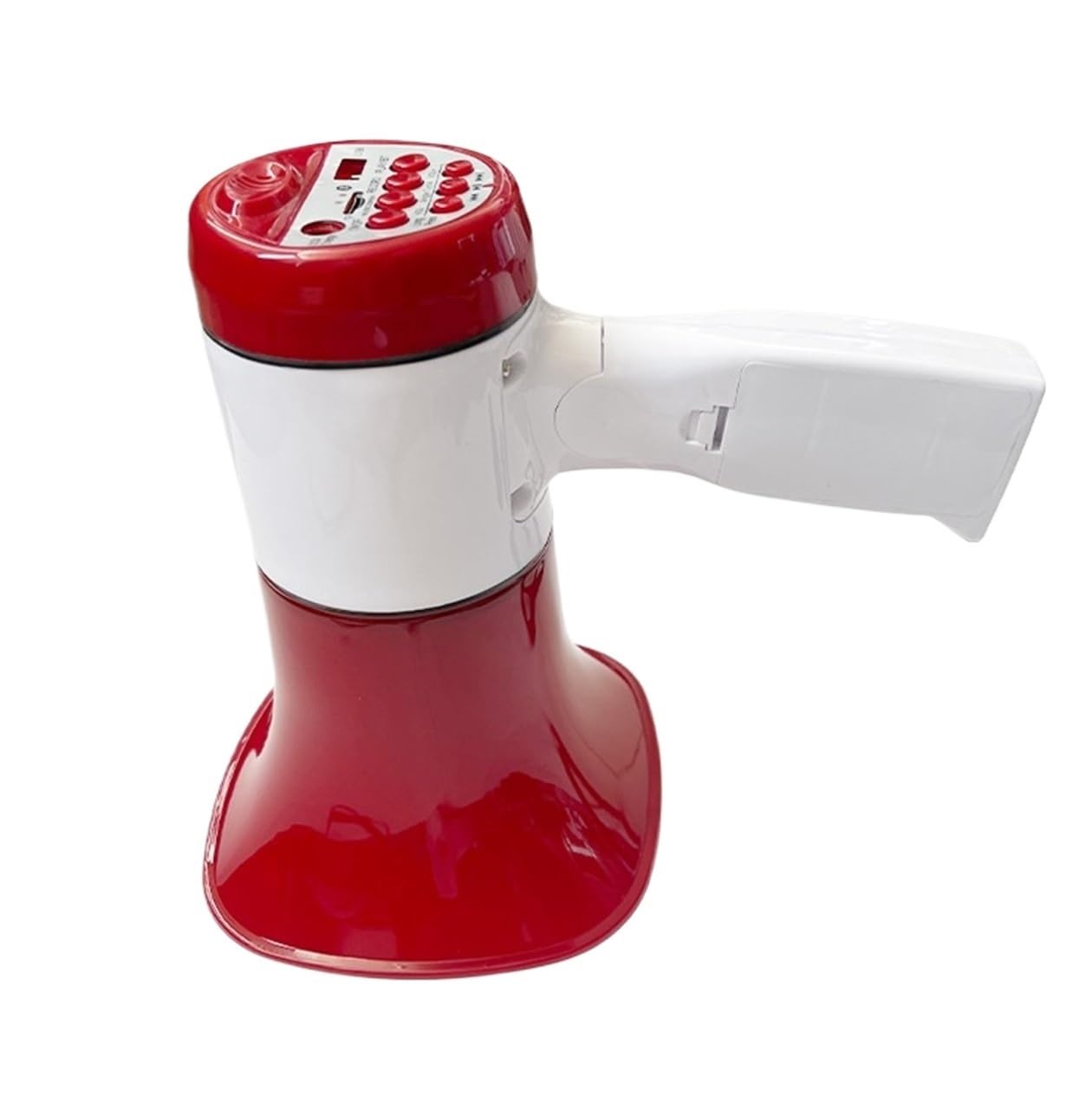Megafono Portatil Megáfono Portátil De Mano con Bocina Y Altavoz para Grabación, Altavoces para Guías Turísticos para Exteriores Megafono para Entrenadores