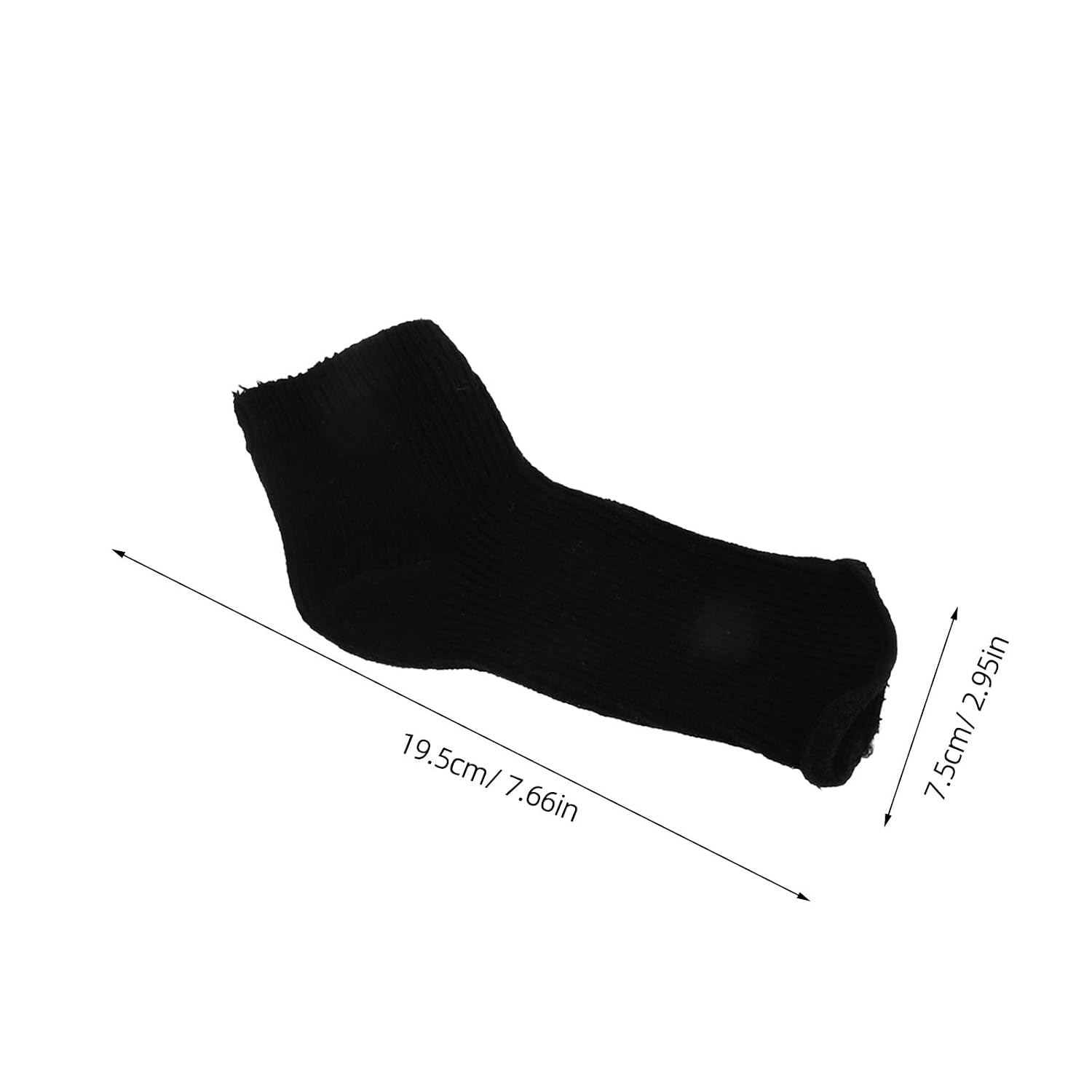 3 Pairs UV Gel Nail Foot Cover: Anti-Ultraviolet Socks for Pedicure Lamp Home Salon Use Nails DIY Accessories - Slip-On Foot Protector, Black