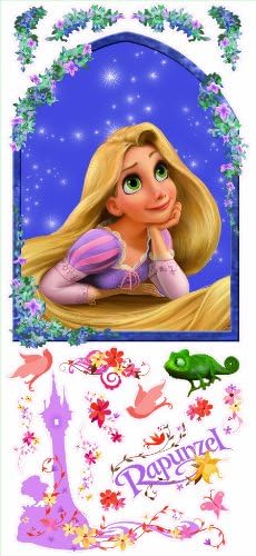 RoomMates Disney Tangled Rapunzel Giant Wall Sticker