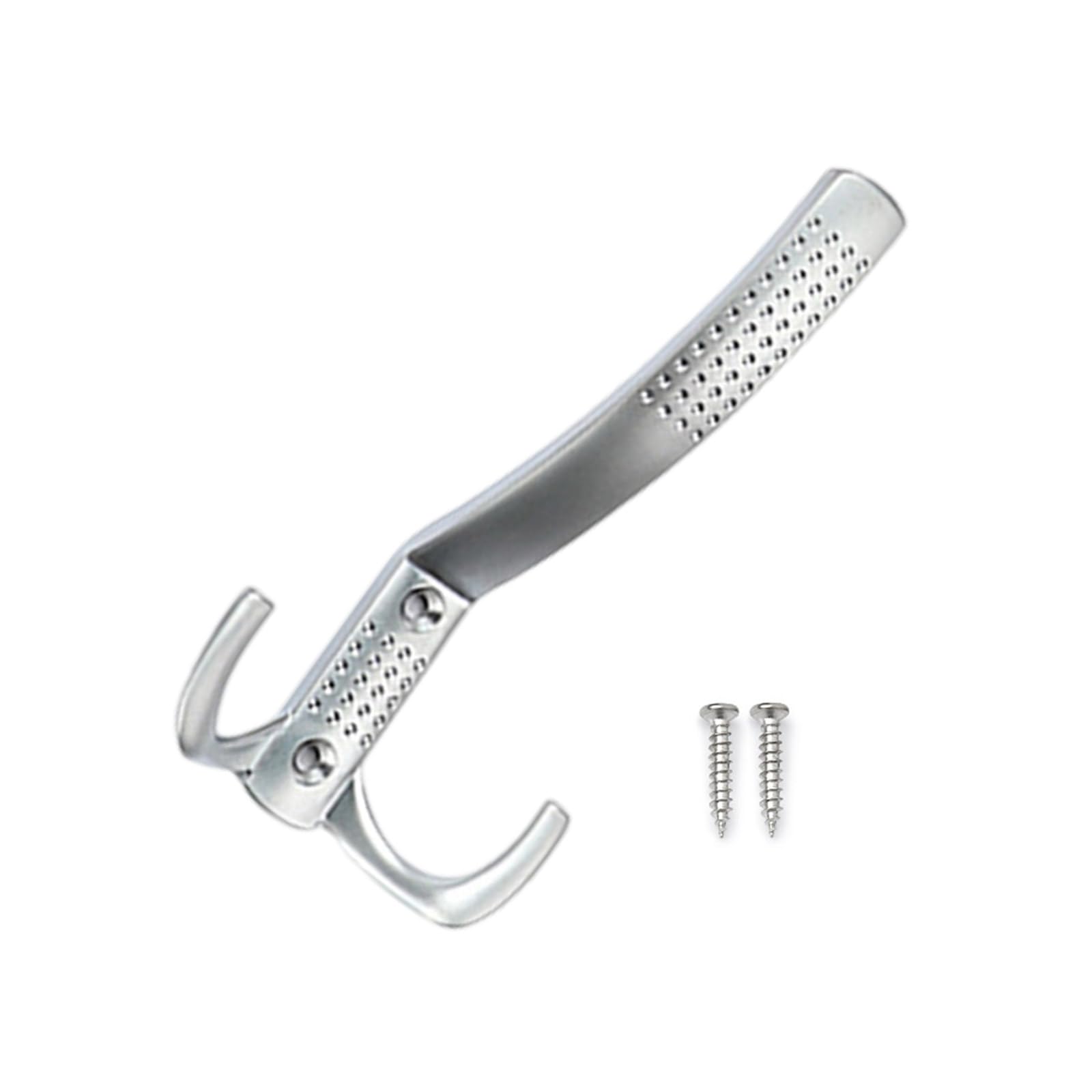 Zincs Alloy Wall Hook Towel Hanger Wall Mounted Coat Hook Home Storage Double Prong for Coat Hat Clothing Metal Hanger Hardware