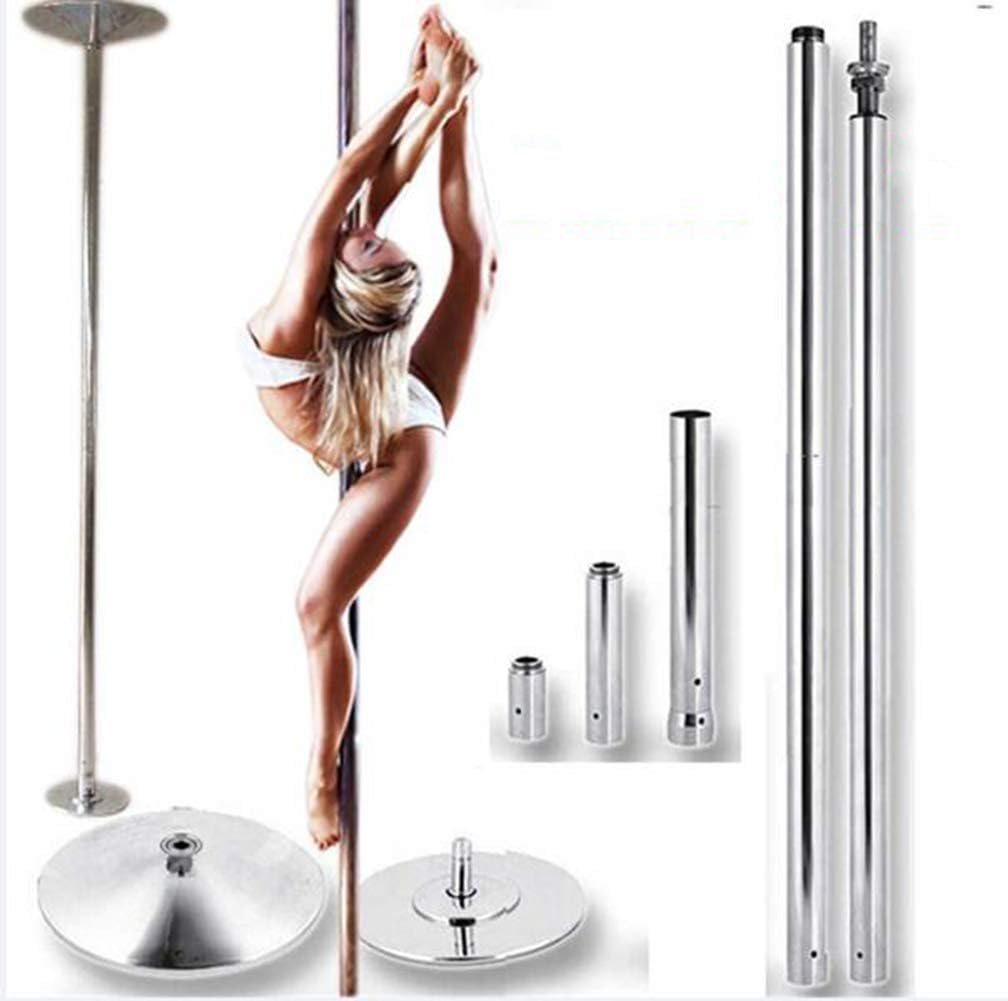 HMNS 360 Stripper Dancing Pole Spinning Professional Portable Removable Training Pole Dancing Exercise Fitness Sport Equipment : Sports & Outdoors
