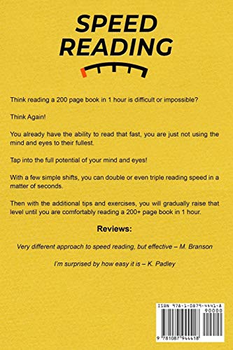 Image of Speed Reading: Learn to Read a 200+ Page Book in 1 Hour