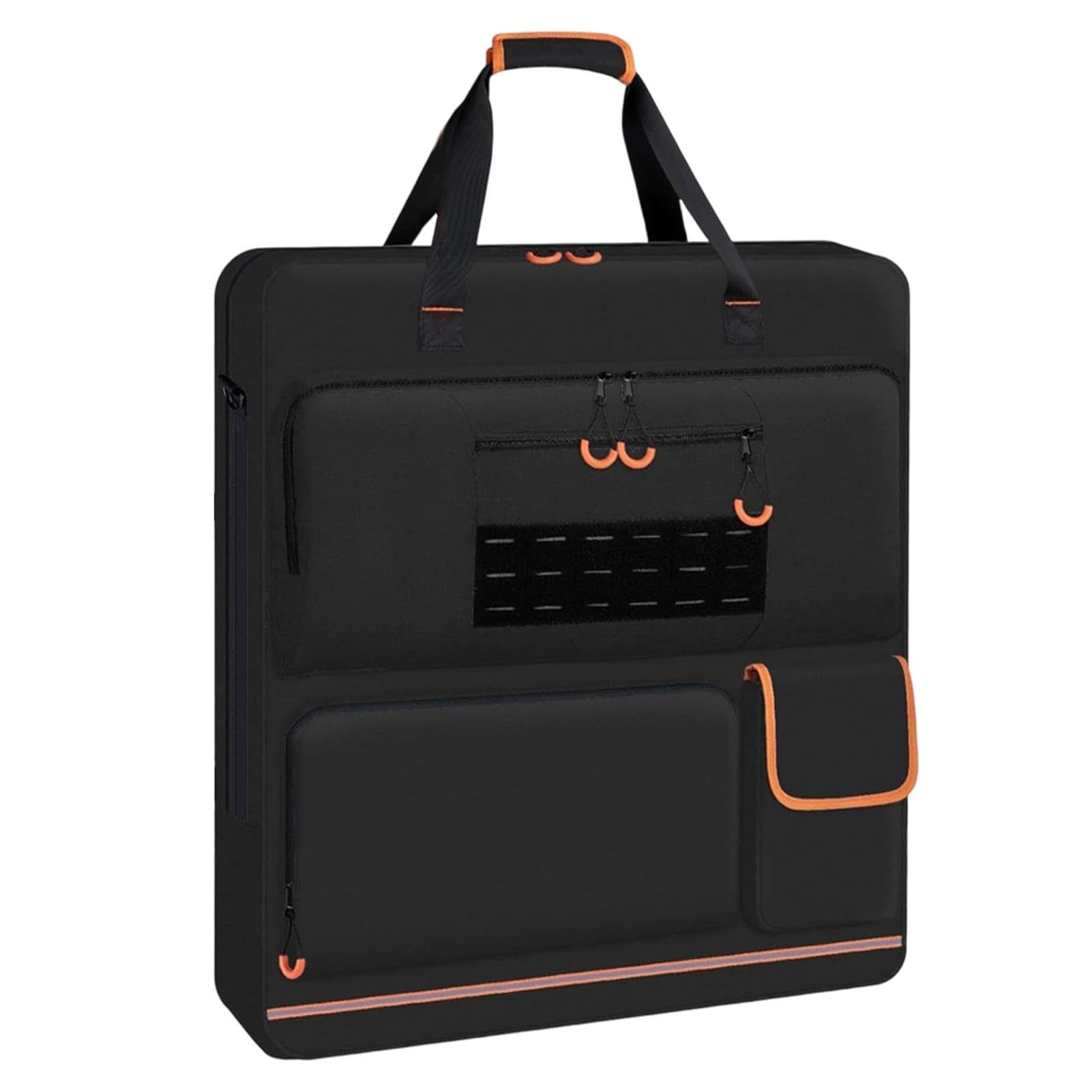 Sac de rangement pour panneau solaire double couche avec fermeture éclair