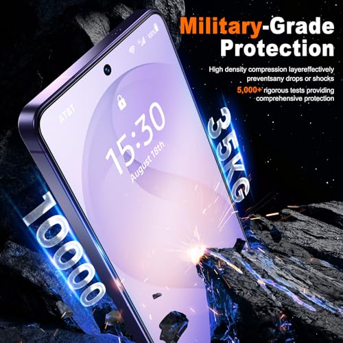 Image of UniqueMe for S26 Ultra Matte Screen Protector - 2 PACK Tempered Glass for Samsung Galaxy S26 Ultra,[Anti-Glare & Anti-Fingerprint] Fingerprint Unlocking,Easy Installation,Bubble-Free,9H Hardness