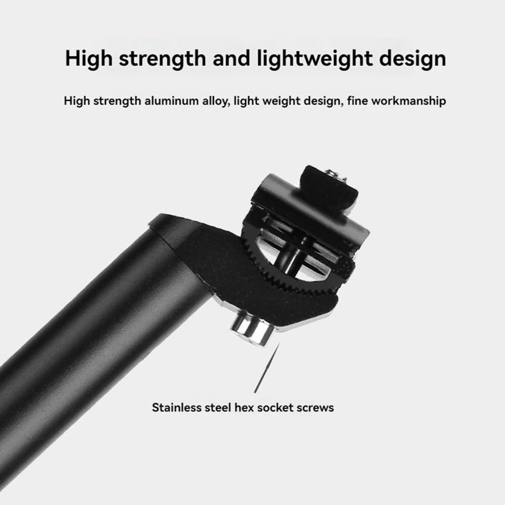 Tige De Selle De Vélo Alu, 27.2 Mm X 300 Mm, Noire, Pour Route/VTT/ville, Neuve