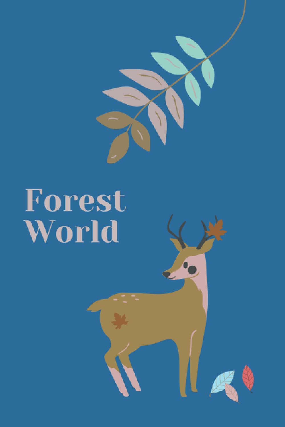 Dewy Earth Creations Forest World Notebook: Composition Book & Journal - Paperback, Lined White Paper, 120 Pages