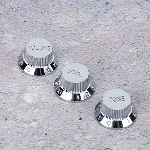 Drfeify Capuchon de Bouton de potentiomètre de Guitare, 3 pièces Capuchon de Bouton de tonalité de Guitare électrique… - Les Beatles, Paul McCartney, John Lennon, RIngo Starr, George Harrison Drfeify Capuchon de Bouton de potentiomètre de Guitare, 3 pièces Capuchon de Bouton de tonalité de Guitare électrique… – Image 5