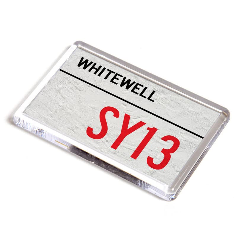 FRIDGE MAGNET - Whitewell SY13 - UK Postcode