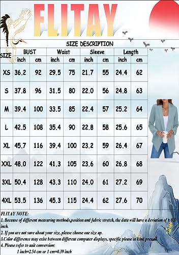 FLITAY Women Casual Work Sweater Blazer Lightweight Cropped Cardigan Open Front Short Blazer Jacket2