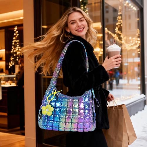 Bolso Tote Acolchado Puffer para Mujer miniatura 2