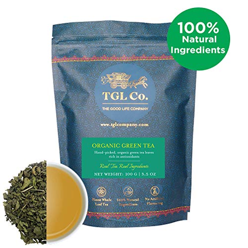 Image of TGL Organic Green Tea 100 Gram | Vacuum Sealed for Freshness