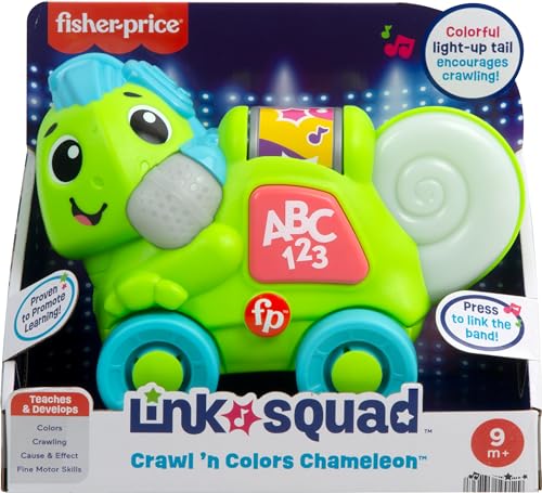 Fisher-Price Link Squad Crawl ‘n Colors Chameleon Baby Toy - image 6