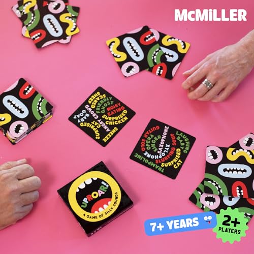 UpRoar! The Card Game of Silly Sounds – Funny Family Party Game for Kids, Adults, 2+ Players, Eco, Sustainable, Fun, Birthday Gift, Game Night, Stocking Stuffer, Halloween, Thanksgiving, Christmas