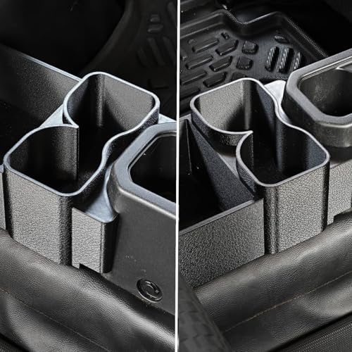 Image of Rear Centre Console Storage Organizer for Jimny - Dual Bottle Holder & Utility Compartment