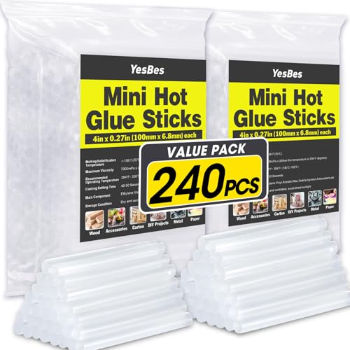 Bâtons de colle chauds 7mm anti-bavure pour stopper les coulures sur bois