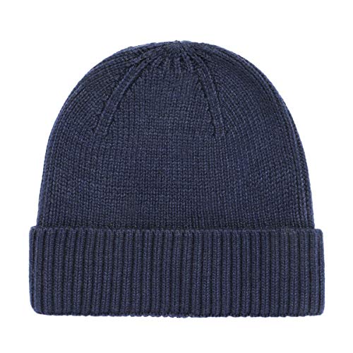 Igloos Ladies’ Buttersoft Cuff Cap, Navy, One Size - Women’s Cold Winter Weather Gear