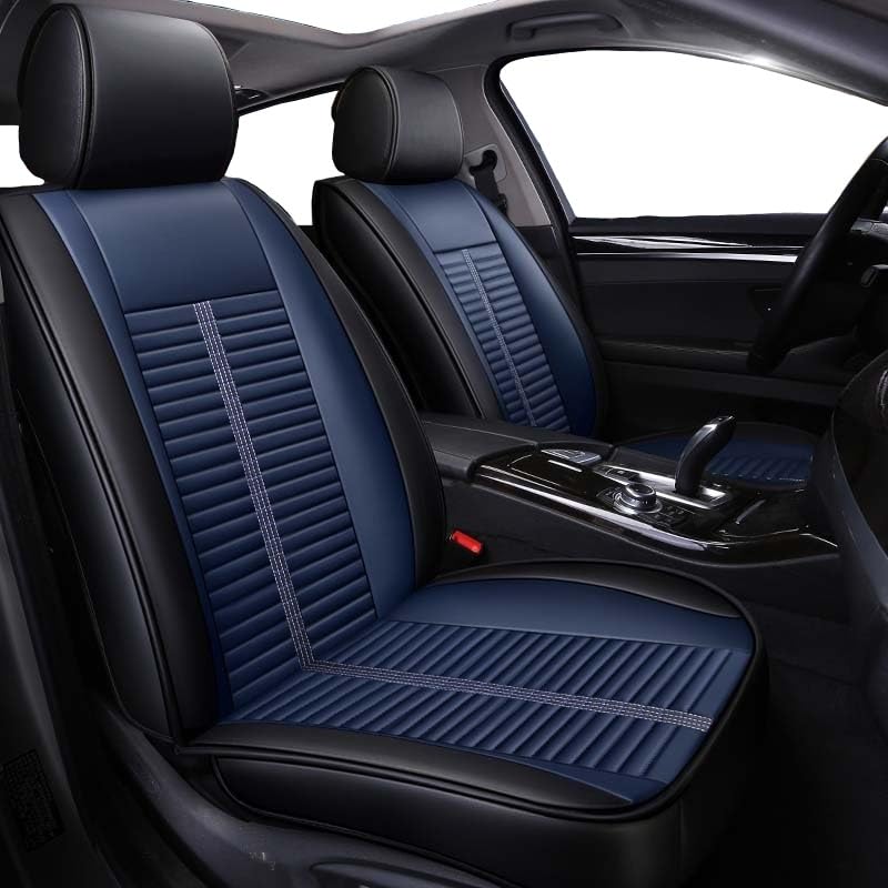 Housse de siège auto cuir PU bleu pour rénover et protéger les intérieurs VW
