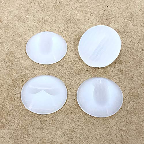 Protectores para patas de horquilla, deslizadores de goma antideslizantes para suelos duros, universal para barras de acero de 10 mm y 12 mm, blanco