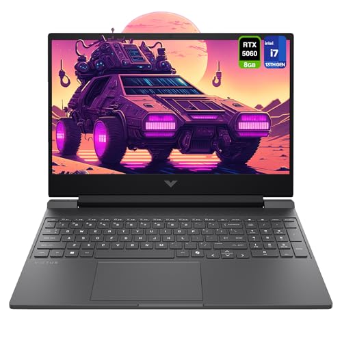 Image of HP Victus Gaming Laptop, Intel i7-13620H, 64 GB DDR5 RAM, 4 TB PCIe SSD, 15,6 inch FHD (1920x1080) 144Hz Display, Nvidia G-Force RTX 5060, Backlit Numeric Keyboard, W11 Home, Mica Silver
