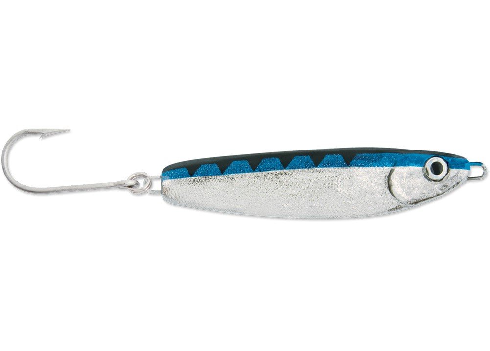 Luhr Jensen Crippled Herring 2oz. Chrome/Neon Blue Stainless Steel