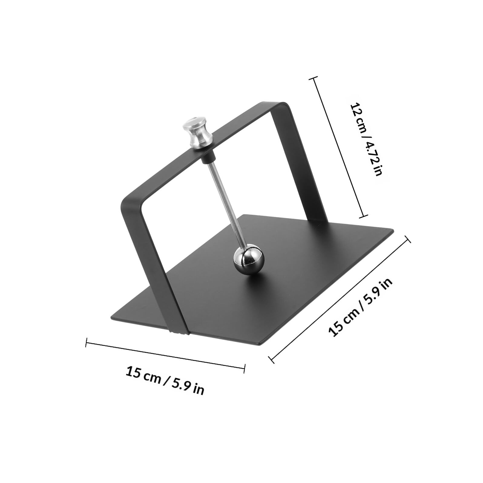 MAGICLULU Servilletero de Hotel Negro de Acero Inoxidable, Soporte Práctico y Independiente Diseño Minimalista para Mesa y Cocina