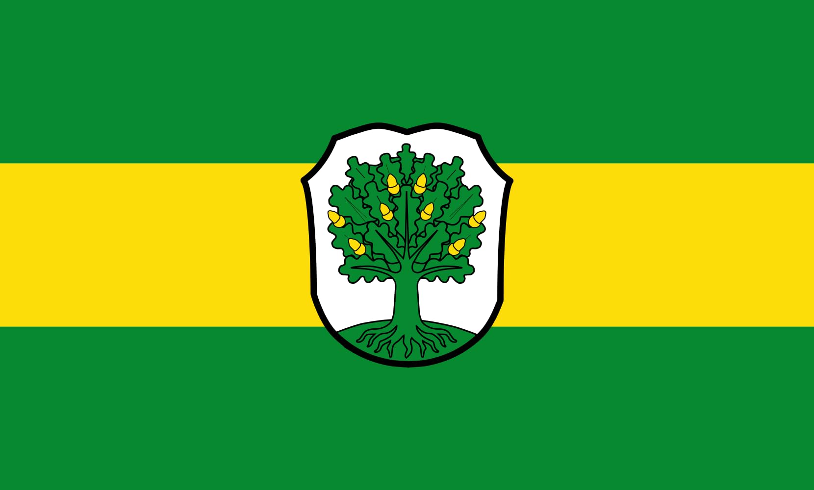 Drapeau paysage Altenstadt grand format 1.35m² aux finitions haute résistance