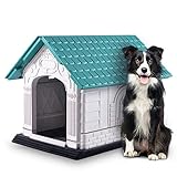 🐶🐱【Tamaño múltiple】 S: 72x57x57.6 cm / M: 88x69x68 cm / L: 103x81.3x80 cm. Se adapta a razas de perros pequeñas a grandes. Mantiene a su mascota protegida contra las inclemencias del tiempo, el calor, la lluvia, la nieve o el viento.