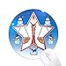 Produktbild Waage Sternbild Sternzeichen Schneemann Maus Pad Round Star Mat