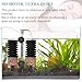 VILLNO Air Powered Aquarium Sponge Filter with Biochemical Sponge and Ceramic Balls, Quiet Submersible Fish Tank Filter for 15-40Gallon （L-8.7in）