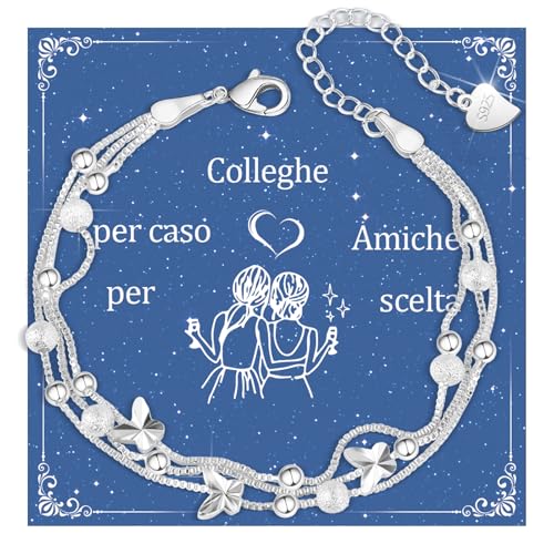 Cheerslife Regalo Donna Compleanno - Bracciale Donna Regalo Donna,Regali Natale Regali Di Ispirazione Per Donna Ragazze Adolescenti Collega Amici Sorelle Moglie Mamma Figlia