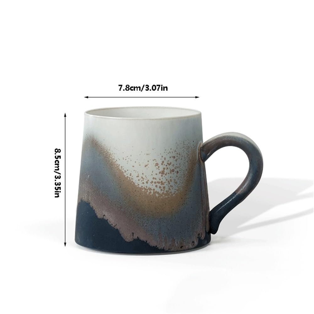 Tazas Taza de café Azul, Juego 1, Capacidad 11,5 oz, Hecha en Horno, for Oficina y hogar, Apta for lavavajillas microondas Tazas de Café