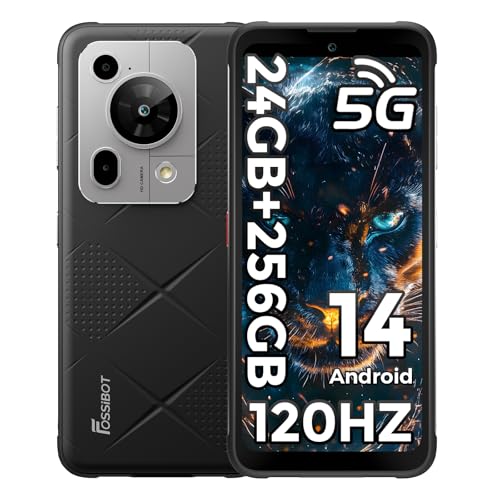 FOSSiBOT F112 Pro Téléphone Portable Incassable 5G,6.88”HD+ 120Hz...