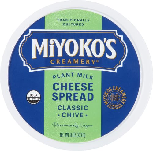 Miyoko’S Creamery 55A11028 Miyoko'S Creamery Organic Vegan Classic Double Cream Chive Artisan Cheese, Plant Milk Cheese Spread thumb #11