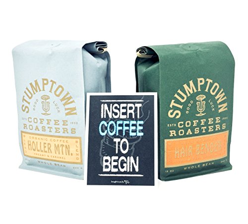 Stumptown Coffee – Hairbender and Holler Mountain Blend Coffee Gift Bundle, Whole Bean Roast, 12 oz bag Stumptown Coffee – Hairbender and Holler Mountain Blend Coffee Gift Bundle, Whole Bean Roast, 12 oz bag